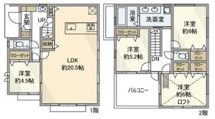 東希望が丘戸建の物件間取画像